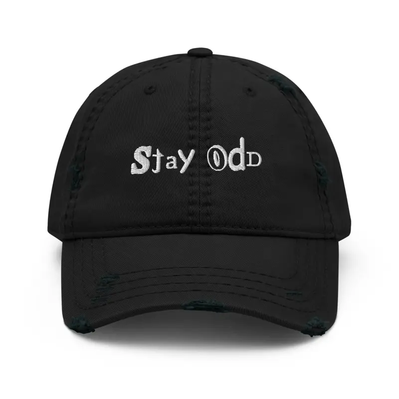 Stay Odd Distressed Hat